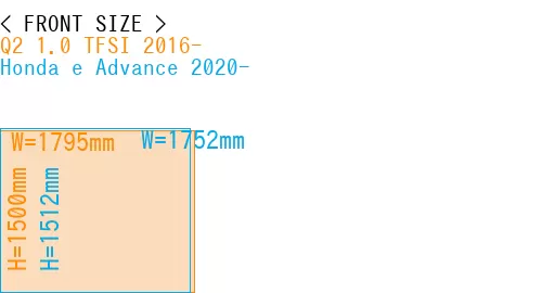 #Q2 1.0 TFSI 2016- + Honda e Advance 2020-